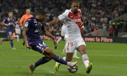 Le défenseur de Monaco Benjamin Henrichs lors du match à Toulouse le 15 septembre 2018