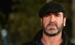 L'ex-international de football Eric Cantona lors du festival international du film de Rome, le 19 octobre 2015