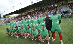Foot- Stade Jean Ivoula à Saint-Denis - Match de gala entre la sélection de La Réunion et les Kréopolitains (joueurs réunionnais évoluant à l'extérieur)