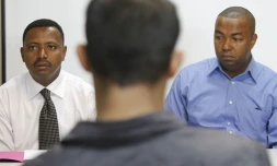 Lundi 7 juin 2010 - Conférence presse au RIDJA, parti comorien opposé au gouvernement de Sambi.