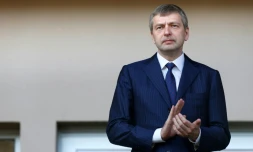 Le président de l'AS Monaco Dmitri Rybolovlev, lors d'un match contre Caen le 4 mai 2013 à Louis-II