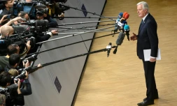 Le négociateur de l'UE pour le Brexit Michel Barnier, à Bruxelles, le 25 novembre 2018