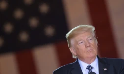 Le président américain Donald Trump, le 25 avril 2017 à Washington