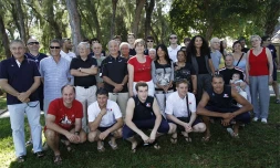 Lundi 14 juin 2010 -
L'équipe de France de volley à la Réunion