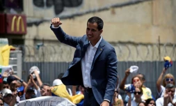Juan Guaido Ă Caracas, le 27 avril 2019