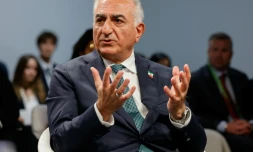 Le fils exilé du chah déchu, Reza Pahlavi, le 13 février 2026 lors de la 62e Conférence de Munich sur la sécurité (MSC) 
