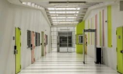 Un quartier de haute sécurité de la prison de Vendin-le-Vieil, le 4 mai 2018