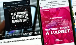 Une publication du compte "Les Jeunes Génération.s" sur un réseau social, le 22 août 2025, appelant à une mobilisation le 10 septembre 2025, suite à un appel initialement lancé par le mouvement "Bloquons tout" contre les coupes budgétaires voulues par le Premier ministre François Bayrou