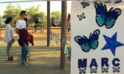 Des souvenirs d'enfants morts à la naissance sont exposés lors d'une cérémonie à Madrid, le 6 octobre 2018