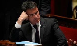 Le Premier ministre Manuel Valls à l'Assemblée nationale le 11 mai 2016