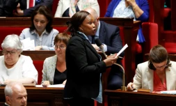 La ministre des Sports Laura Flessel lors d'une session des questions au gouvernement à l'Assemblée nationale, le 17 juillet 2018 