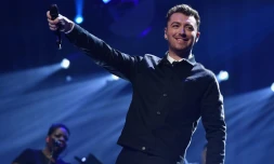 Le chanteur compositeur Sam Smith sur scène à Las Vegas le 18 septembre 2015
