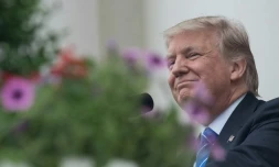 Donald Trump, le 29 mai 2017 à Arlington aux Etats-Unis