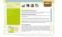 Copie d'écran du site