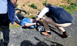 Le Belge Michael Goolaerts retrouvé inanimé pendant la course de Paris-Roubaix le 8 avril 2018 est décédé à l'hôpital de Lille
