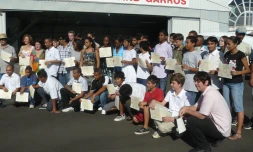 Les 62 élèves récompensés (Photo D.R)