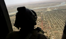 Un militaire français de l'opération Barkhane, à Gao au Mali, le 19 mai 2017