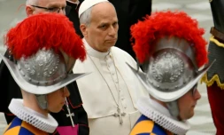 Le pape Léon XIV au Vatican le 6 mai 2026