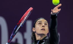 Caroline Garcia à Doha le 16 février 2023