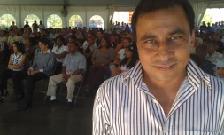 Saint-Paul - Dimanche 27 juin 2010 - Ibrahim Patel candidat à la présidence de la chambre de commerce