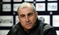 L'entraîneur Alain Casanova, le 16 mars 2015 à Toulouse