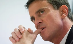 Manuel Valls, le 10 janvier 2017 à Saint-Beauzire