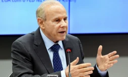 L'ex-ministre des Finances Guido Mantega, le 27 octobre 2015 Ă Brasilia