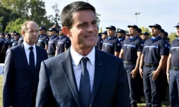Le Premier ministre Manuel Valls le 6 octobre 2016 Ă Agen
