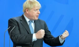 Le Premier ministre britannique Boris Johnson, le 21 août 2019 à Berlin
