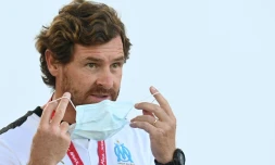 L'entraĂźneur de Marseille Andre Villas Boas avant le match amical de l'OM contre le Bayern, le 31 juillet 2020 Ă Munich