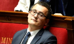 Gérald Darmanin le 10 octobre 2017 à l'Assemblée nationale