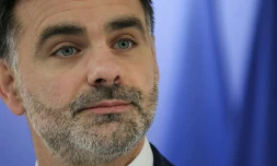 Le ministre du Budget Laurent Saint-Martin à Paris le 7 octobre 2024