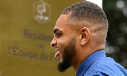 Layvin Kurzawa, le 29 août 2016 à son arrivée à Clairefontaine