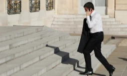 Le Premier ministre Manuel Valls à son arrivée au conseil de défense le 15 juillet 2016 à l'Elysée