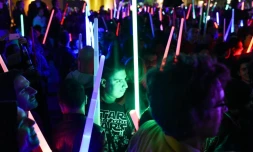Des fans de Star Wars à Los Angeles le 18 décembre 2015