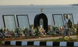 Le mémorial construit en mémoire des 148 morts du crash aérien de Charm el-Cheikh, le 9 janvier 2004 à Charm el-Cheikh