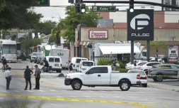 Le Pulse, boîte de nuit d'Orlando, où un homme se réclamant de l'EI a tué une cinquantaine de personnes, le 12 juin 2016