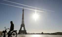 L'esplanade du Trocadéro, déserte, à Paris, le 18 novembre 2020