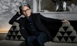 Le styliste japonais Kenzo à Paris, le 9 janvier 2019