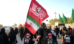 Des pèlerins iraniens dans la ville sainte chiite de Najaf, en Irak, le 25 juillet 2026