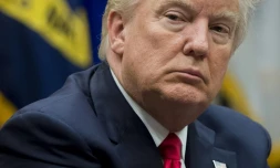 Le président américain Donald Trump à la Maison Blanche, le 31 mars 2017