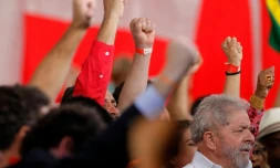 Luiz Inacio Lula da Silva le 16 avril 2016 à Brasilia