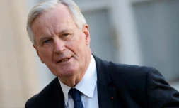 Le Premier ministre Michel Barnierà l'Élysée, le 1er octobre 2024