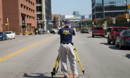 Un enquêteur du FBI, le 8 juillet 2016 à Dallas aux Etats-Unis