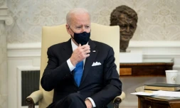 Le président américain Joe Biden le 3 mars 2021 à la Maison Blanche à Washington