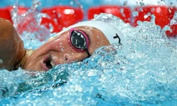 Charlotte Bonnet en lice sur 200 m libre aux Mondiaux de Budapest, le 20 juin 2022 