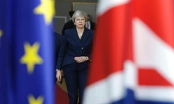 La Première ministre britannique Theresa May le 21 mars 2019 à Bruxelles