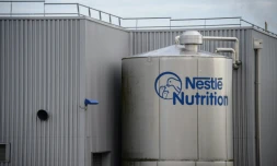 Usine Nestlé d'alimentation pour bébés à Arches, dans l'est de la France, en mai 2017