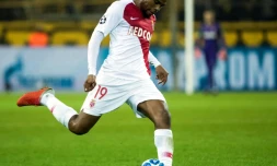 Le défenseur de Monaco Djibril Sidibé lors du match face à Dortmund le 3 octobre 2018