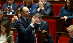 Le Premier ministre Edouard Philippe devant l'Assemblée nationale, le 12 février 2019